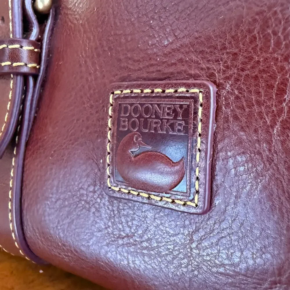 Dooney & Bourke Florentine Bristol Satchel – Chestnut Vacchetta Leather